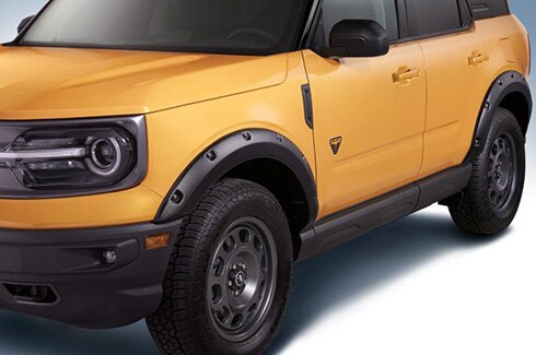 Descubre Accesorios Ford Bronco en PR, Guardabarros Bushwacker Set de 4, Armado, Negro Mate